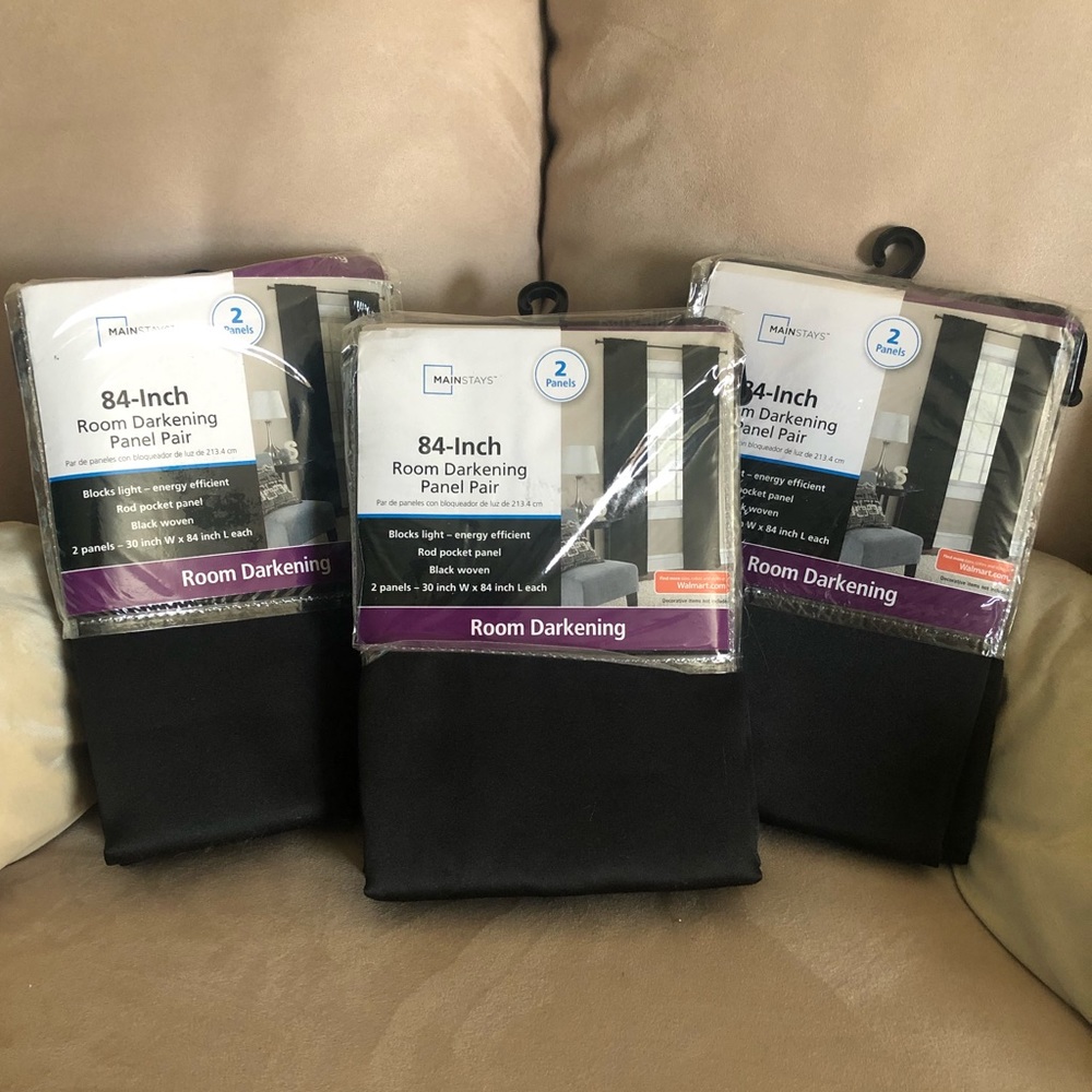 Mainstays Blackout Curtains Bundle